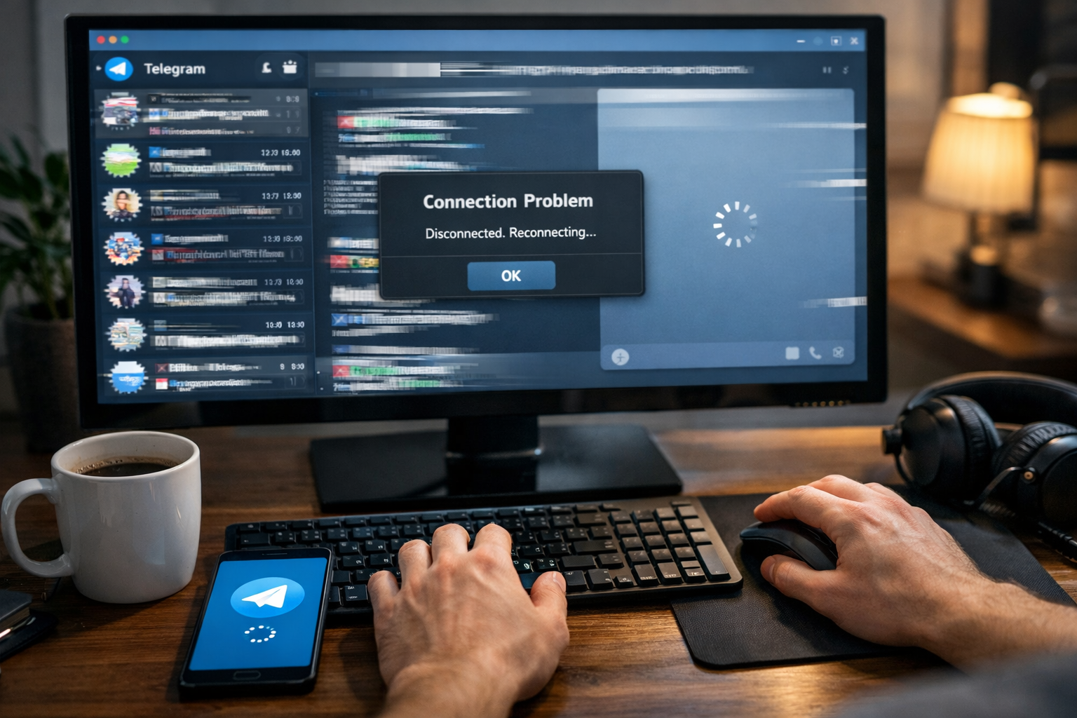 Telegram на компьютере работает нестабильно: что делать
