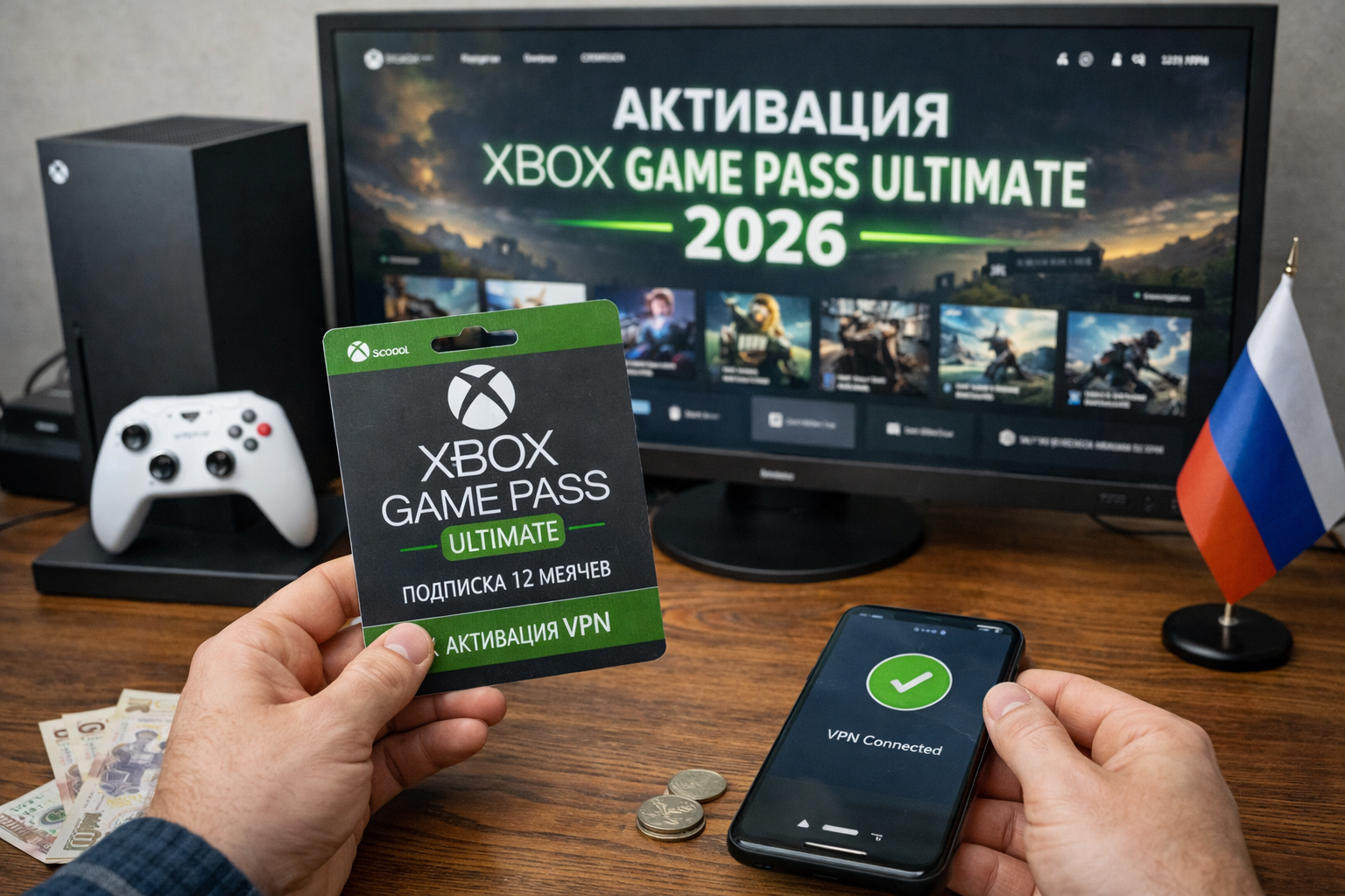 Как активировать Xbox Game Pass Ultimate в России в 2026 году