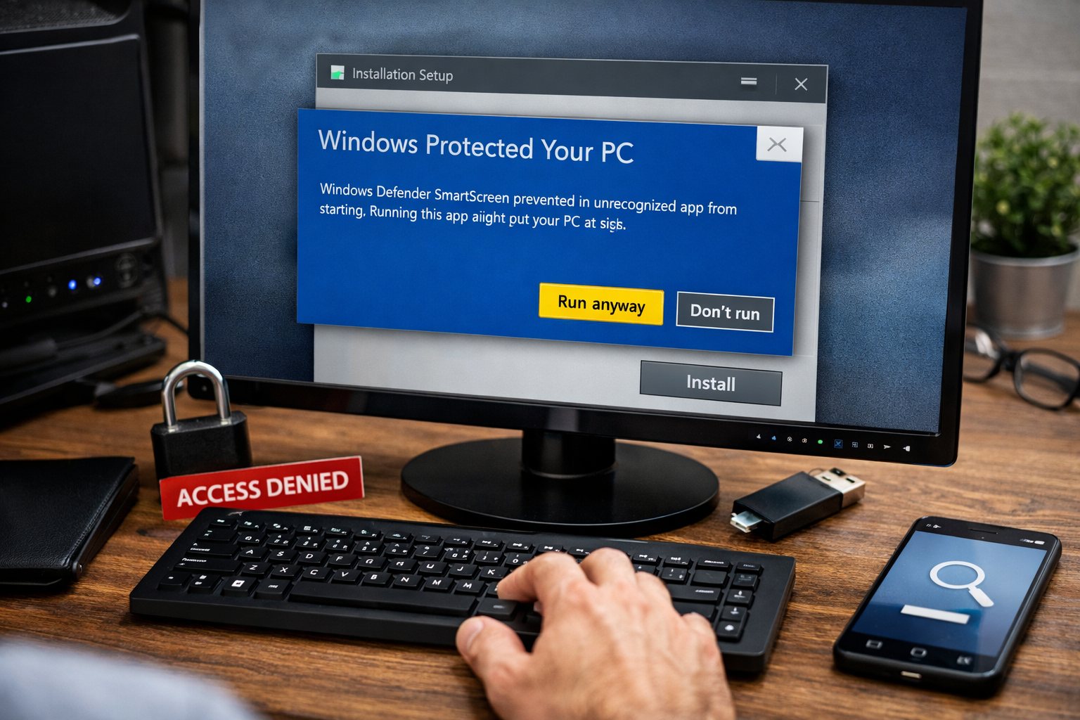 Windows блокирует установку программы: как обойти ошибку безопасно