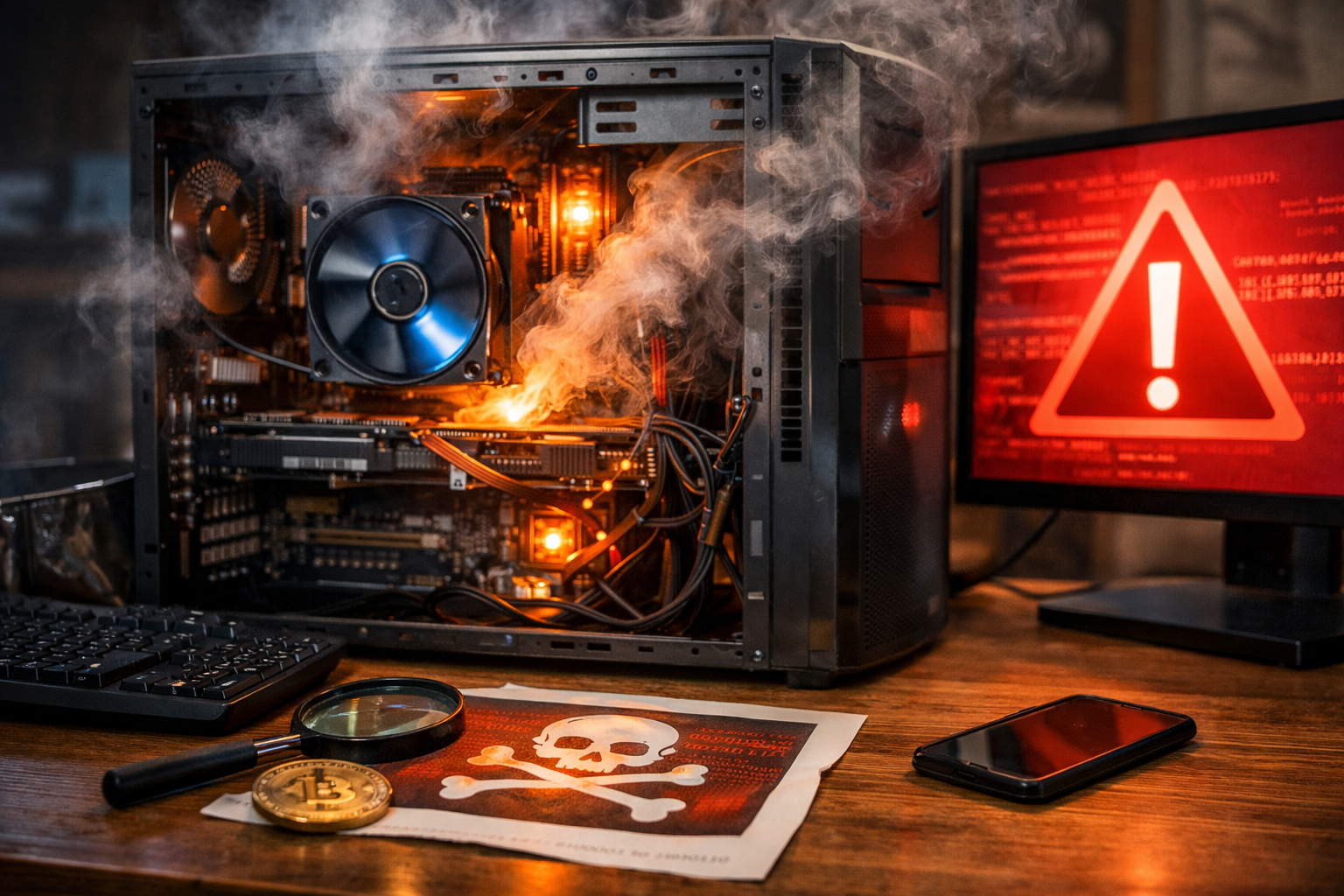 Компьютер греется и шумит без нагрузки: это вирус или майнер?