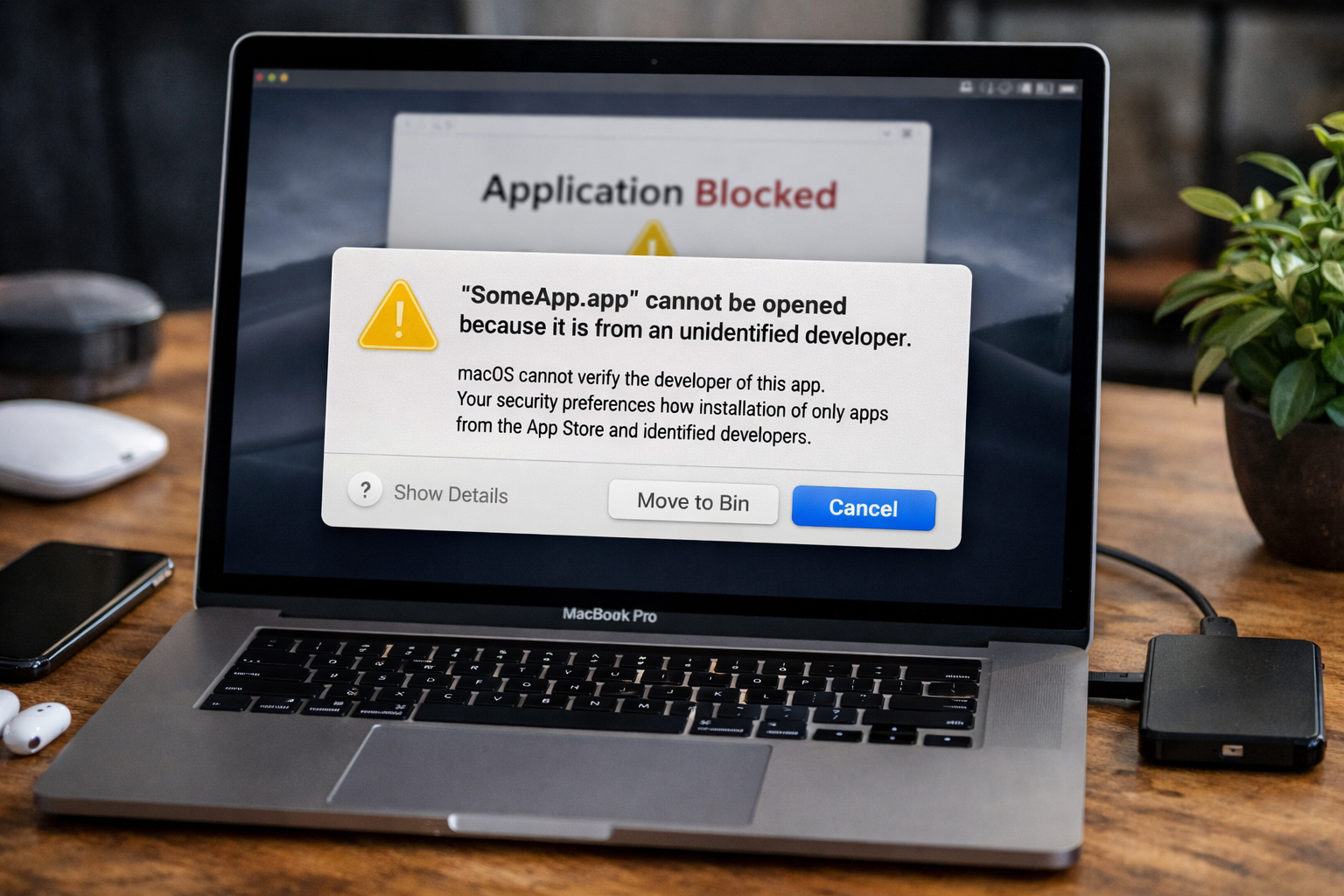 macOS блокирует приложение: как понять причину