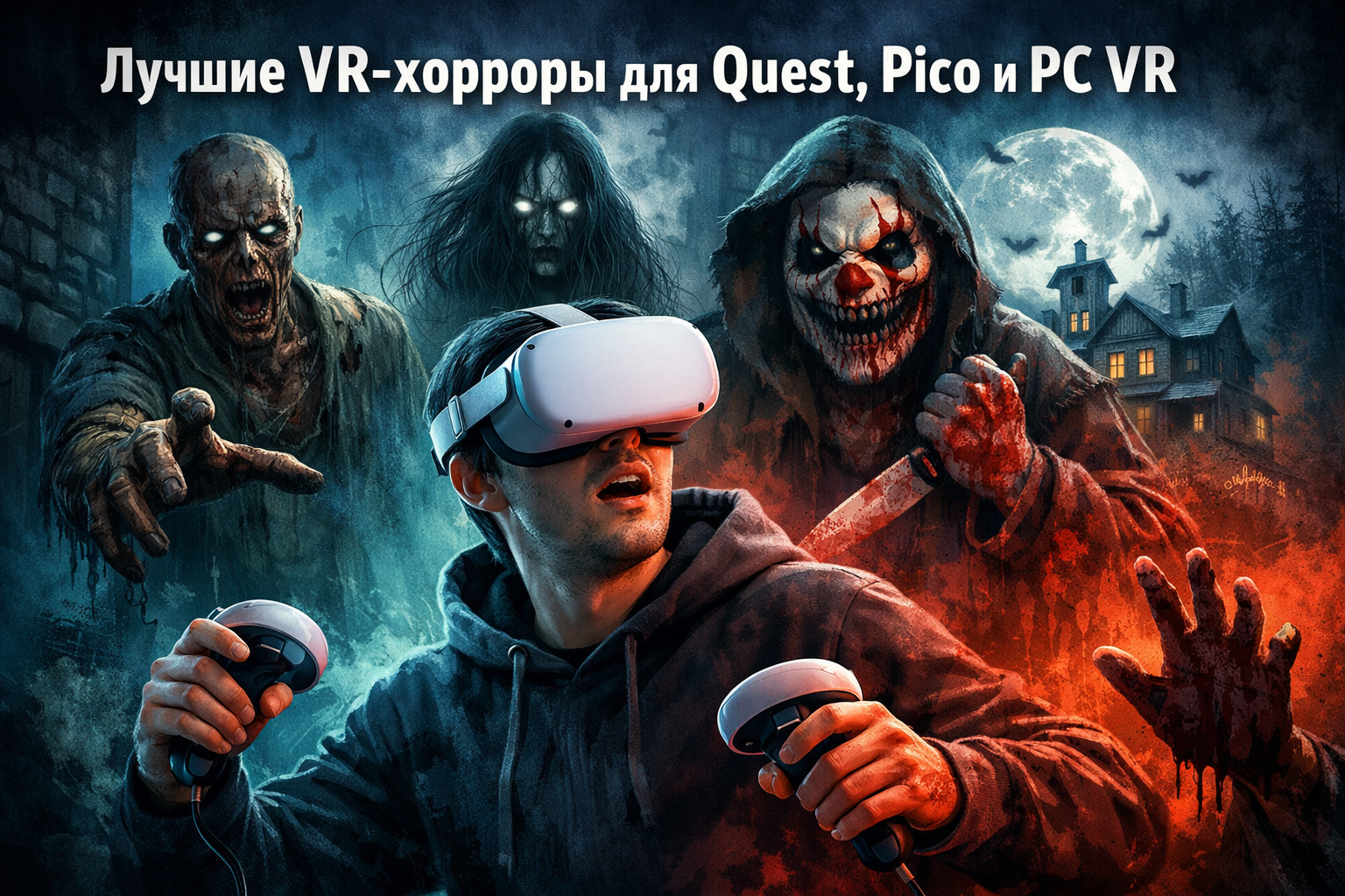 Лучшие VR-хорроры для Quest, Pico и PC VR