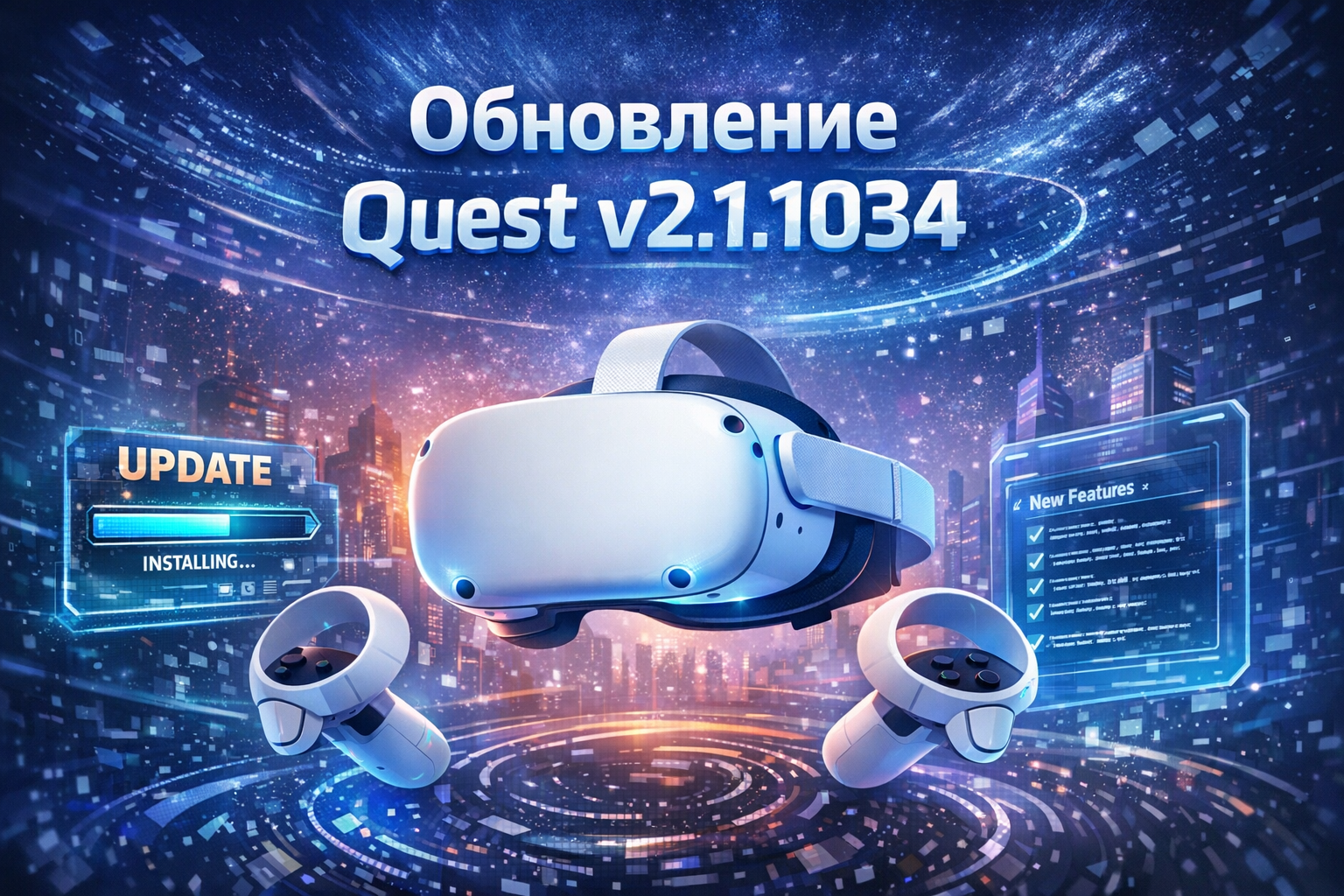 Обновление Quest v2.1.1034: почему после него появляются сбои и как вернуть шлем в рабочее состояние
