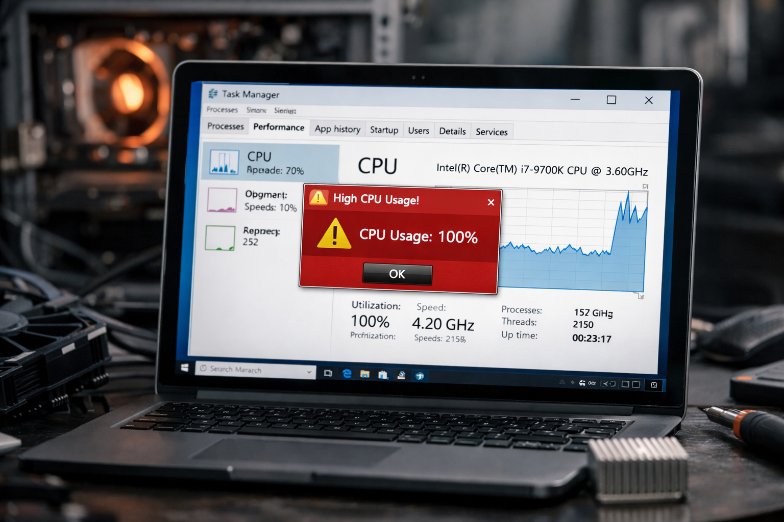 Высокая загрузка процессора в Windows: как понять, что именно нагружает систему