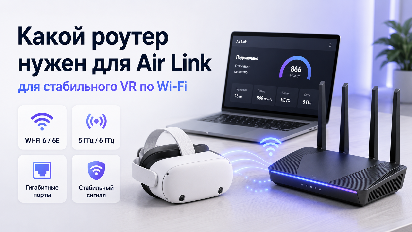 Какой роутер нужен для Air Link и стабильного VR по Wi-Fi