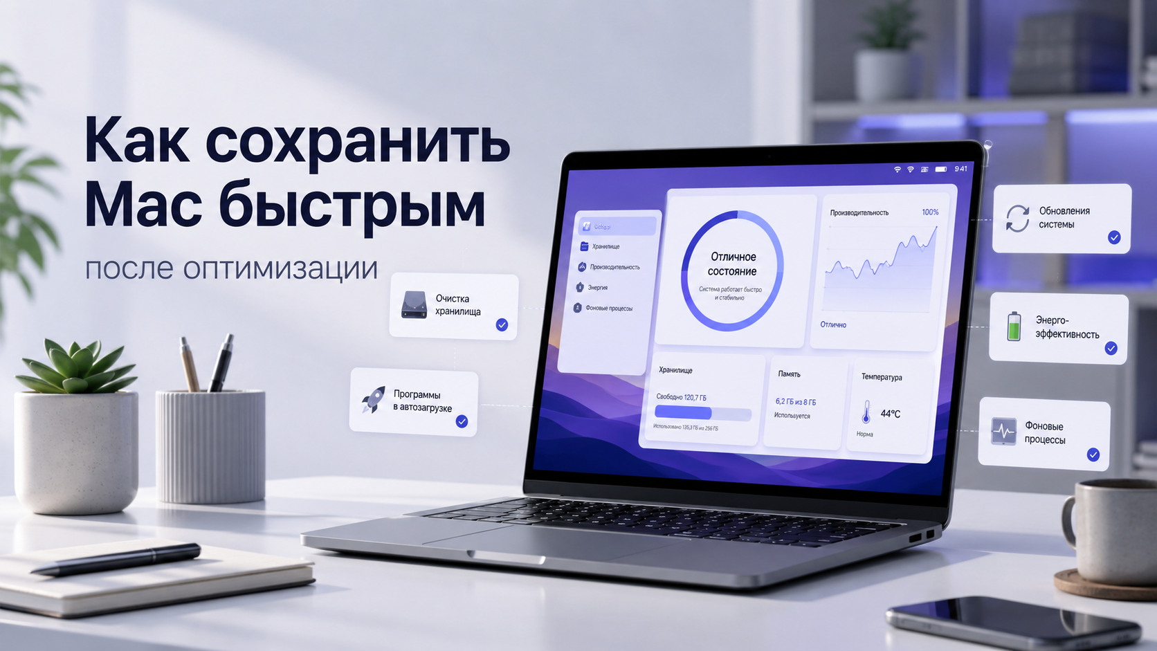 Как сохранить Mac быстрым после оптимизации