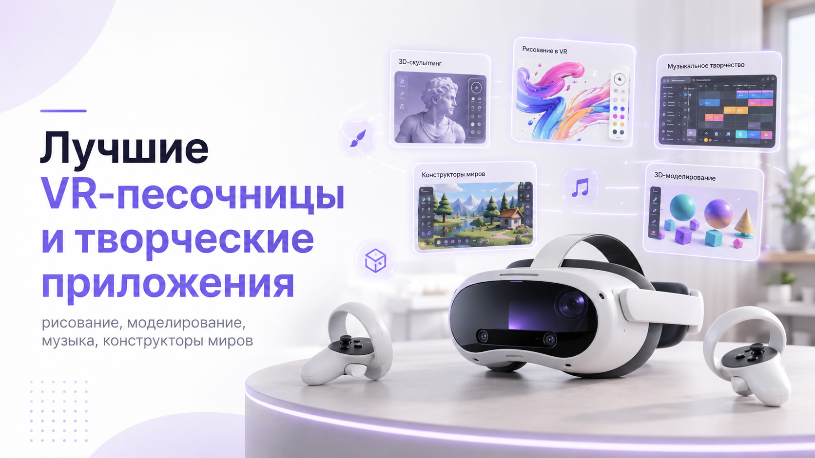 Лучшие VR-песочницы и творческие приложения