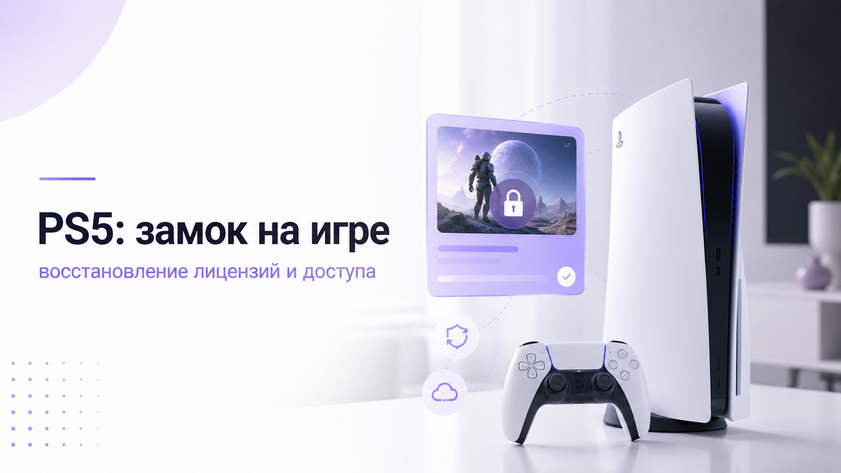 PS5 показывает замок на игре: как восстановить лицензии и доступ