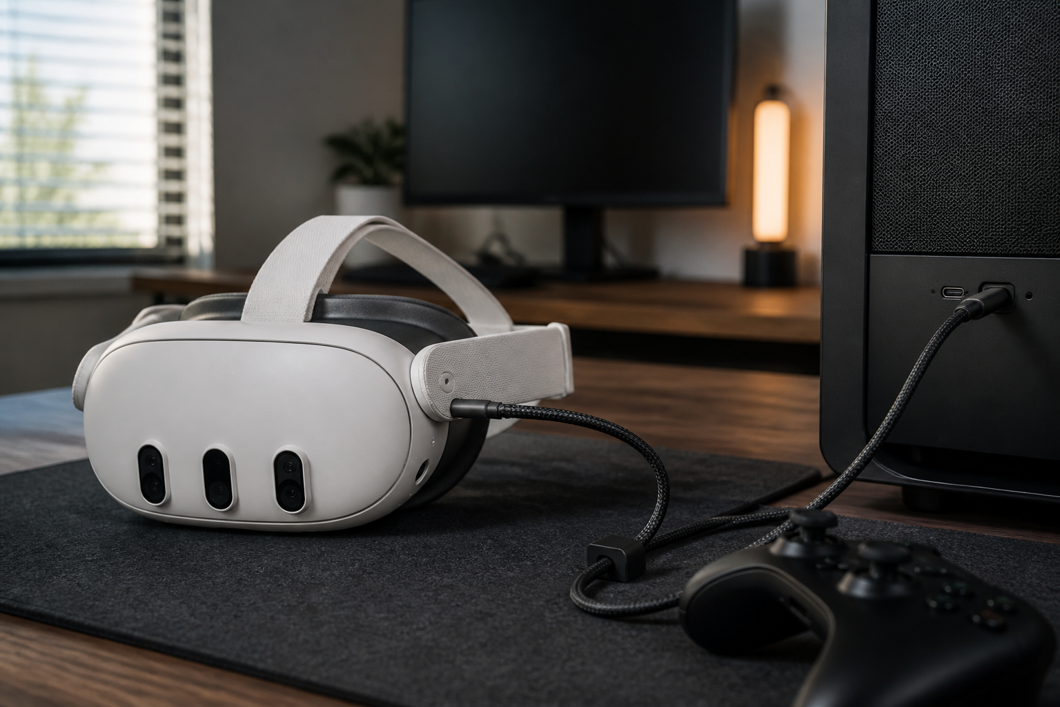 Иллюстрация к новости ExShare: SteamVR Beta 2.17.8 получила USB-стриминг для Steam Link на Meta* Quest